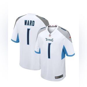 Nike Cameron Ward White Tennessee Titans 2025 NFL Draft Jersey White Small NWT